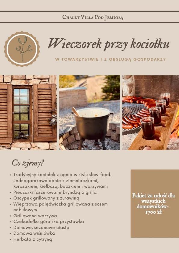 Chalet Villa Pod Jemiola Szczawnica Zewnętrze zdjęcie